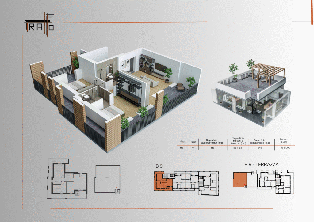 Planimetria penthouse b9