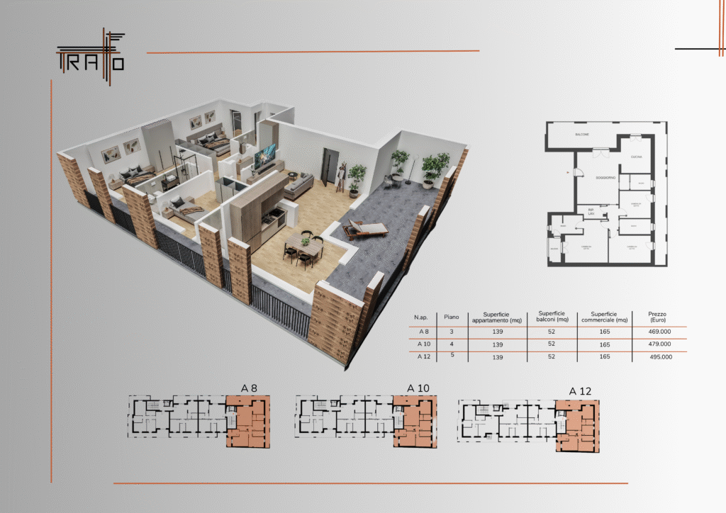 Planimetria Tipo Quadrilocale A